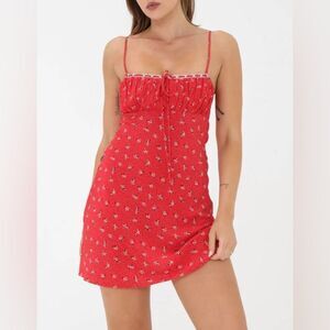 NWT RUMORED Suncoast Mini Dress Red Small – Revolve Y2K Style